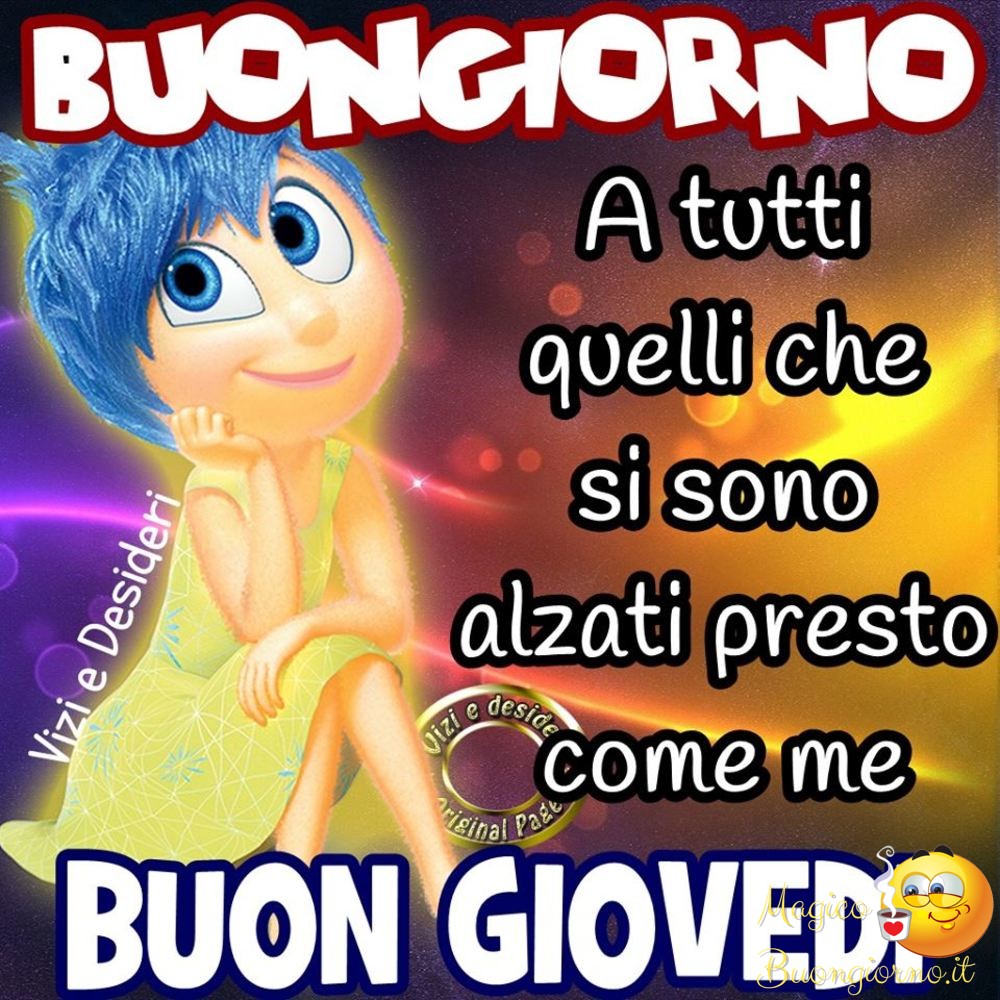 buongiorno giovedi