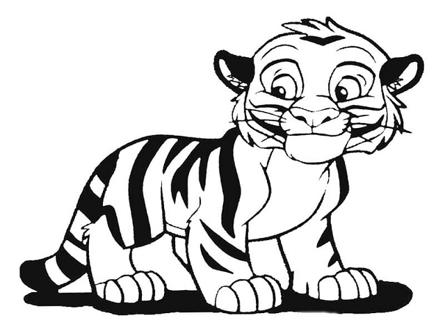 Tigre Disegno Disegni Immagini Da Colorare E Stampare A Tutto Donna